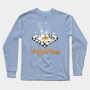 Wedding Day Congratulations Gift Long Sleeve T-Shirt